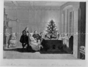 Dr. Martin Luther im Kreise seiner Familie zu Wittenberg am Christabend 1536 (Folge von Schwerdgeburth)