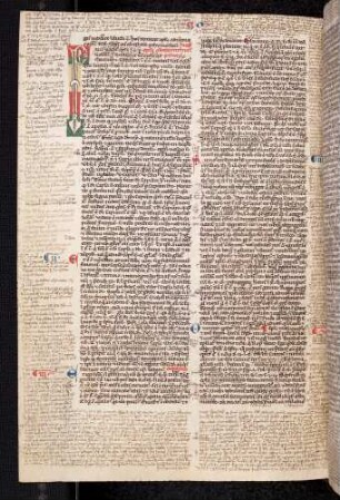 Zierinitiale (Epistula ad Corinthos I): P(aulus)