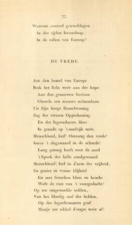 De vrede