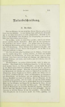 V. Naturbeschreibung