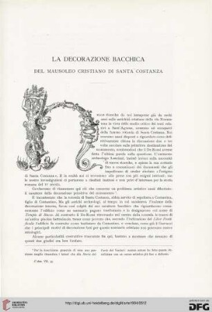 7: La decorazione bacchica del mausoleo cristiano di Santa Costanza
