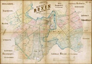 N° VI; Charte von der Dorffeldmark Roxin D.A. Grevesmuehlen.