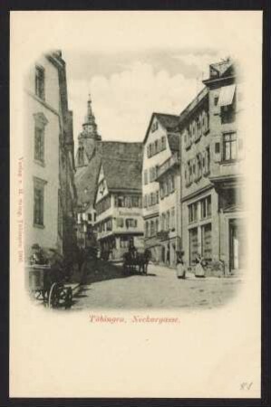81, Tübingen, Neckargasse.