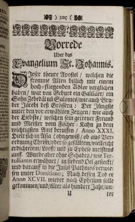 Vorrede Uber das Evangelium St. Johannis.