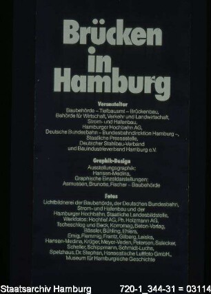 Ausstellung Brücken in Hamburg