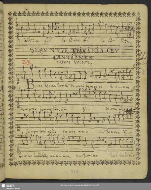 [Antonio Cifra:] Benedicam Dominum