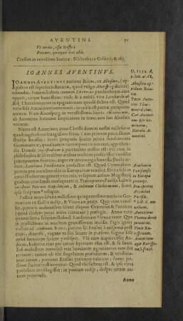 Ioannes Aventinus.