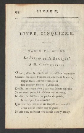 Livre Cinquieme