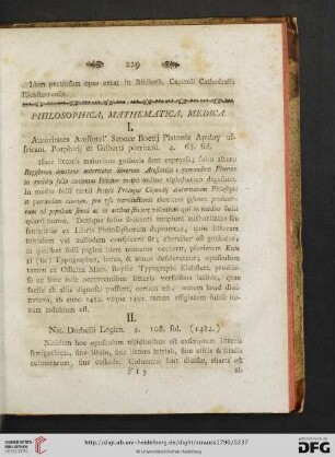Philosophica, mathematica, medica