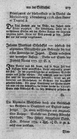 Die allgemeine Welthistorie. Neue Historie. Bd.13.14.