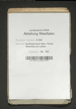 Pastor und Provisoren der Pfarrkirche zu Altenrüthen wegen des Starkenhofs zu Drewer