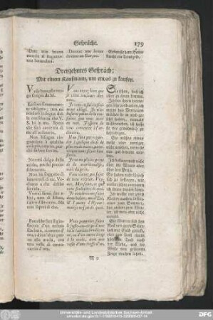 Dreyzehntes Gespräch; Mit einem Kaufmann, um etwas zu kaufen.