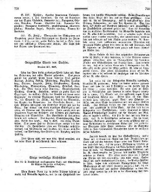 Geognostische Charte von Sachsen. - Section XV, 1837