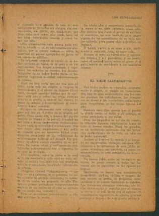 XIV - El viejo saltabancos