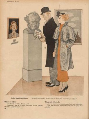 "In der Kunstausstellung"