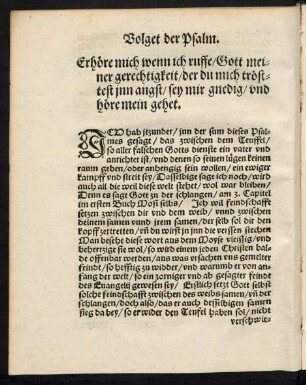 Volget der Psalm.