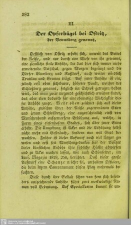 Der Opferhügel bei Ostritz, der Venusberg genannt