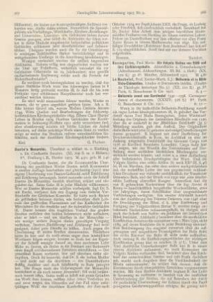 268-269 [Rezension] Le Bachelet, Xavier-Marie, Bellarmin et la Bible Sixto-Clémentine