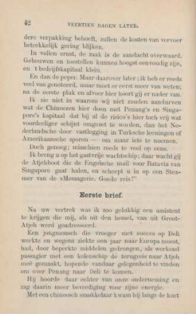 Eerste brief