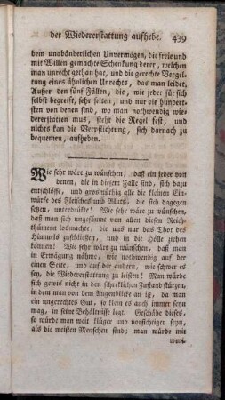 [Siebentes Hauptstük. Ob das Abtreten der Güter die Nothwendigkeit wiederzuerstatten aufhebe? Schlus dieser Abhandlung]