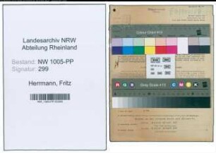 Entnazifizierung Fritz Herrmann , geb. 15.03.1901 (Telegrafenleitungsaufseher)