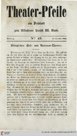 Nro. 43 (27. October 1850)