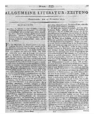Neues Zeichen und Stickerbuch. Slg. 2. Enthaltend 16 Kupfertafeln mit feinen nach der Natur ausgemalten Blumen. Gezeichnet von Lück. Freiberg: Craz 1801
