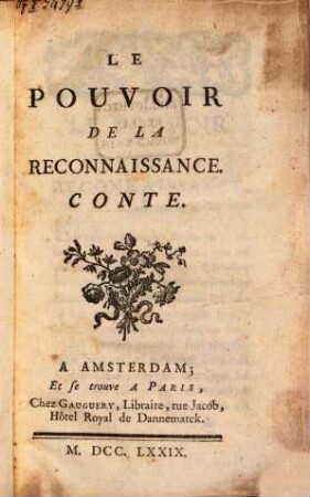 Le pouvoir de la reconnaissance : conte