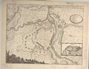 Abris der Statt Neustatt in Francken sampt den Verschantzungen, worinen die Kay. und Bez. Armeen quartirt haben den 6. July 1640