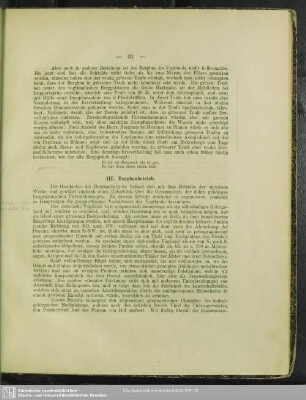 III. Bergbaubetrieb