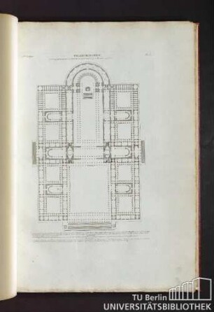 3eme. Cahier Pl. 1. Palais de Iustice. Premier grand prix proposé par l'academie en 1782 et remporté par Mr Benard.
