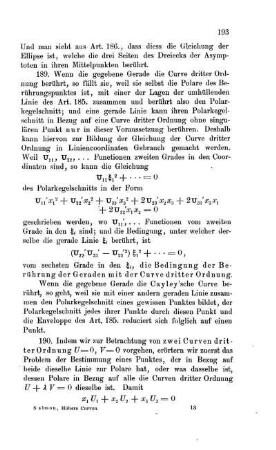 Die zwölf Punkte von einerlei Polare in Bezug auf die Curven eines Büschels dritter Ordnung.