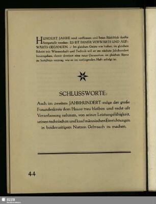 Schlussworte