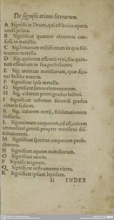 De significatione literarum.