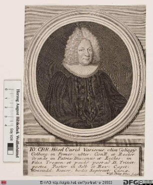 Bildnis Johann Christoph Hösel