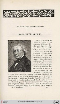 3. Pér. 7.1892: Henriquel-Dupont : les graveurs contemporains