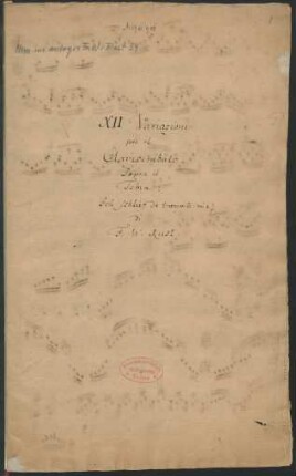 Variationen; cemb; F-Dur; CzaR 2