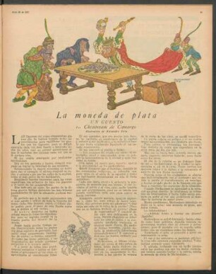 La moneda de plata : Un cuento