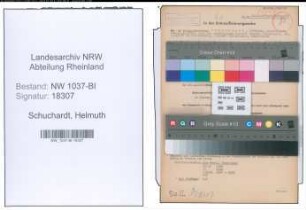 Entnazifizierung Helmuth Schuchardt , geb. 07.09.1914 (Lehrer)