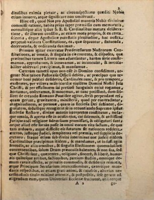 Sanctissimi D.N.D. Clementis Divina Providentia Papæ XII. Constitutio Diversas continens ordinationes pro bona directione Conclavis, ac rerum Sede Apostolica Vacante agendarum