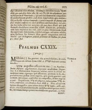 Psalmus CXXIX.