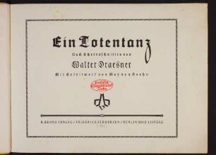 Ein Totentanz nach Scherenschnitten