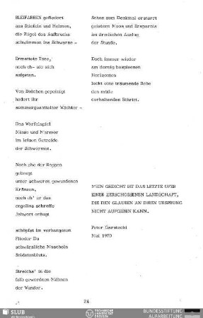 Mein Gedicht