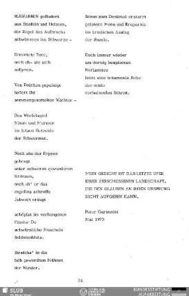 Mein Gedicht