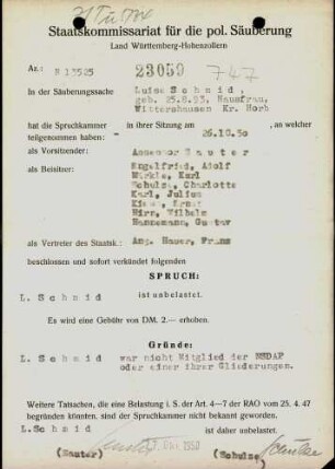 Schmid, Luise