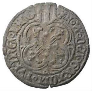 Münze, 1 Pfahlschildgroschen, 1441 - 1442