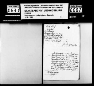 Amtspfleger, Oberamt Cannstatt