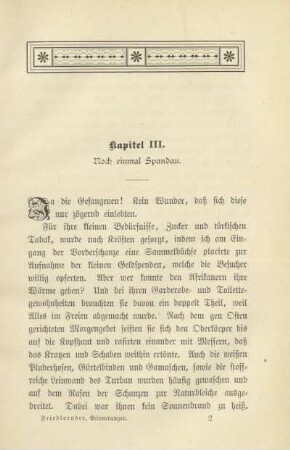 Kapitel III. Noch einmal Spandau
