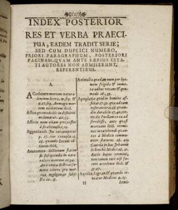 Index Posterior.