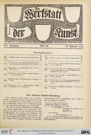 Arbeitskalender